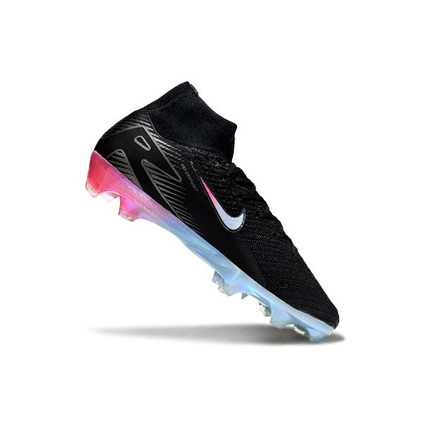 Nike Air Zoom Mercurial Superfly 10 Elite Black Blue and Pink FG
