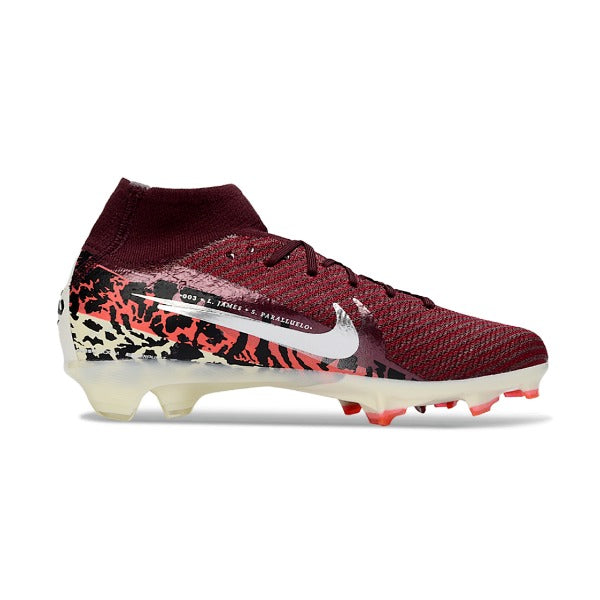 Nike Air Zoom Mercurial Superfly 10 Elite Dark Red Firm Ground FG Kids Football Boot