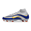 Nike Air Zoom Mercurial Superfly 10 Elite Gray and Blue FG