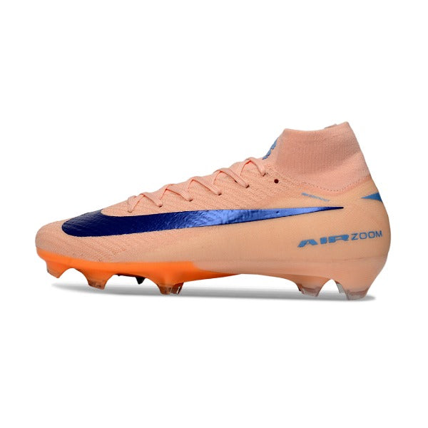 Nike Air Zoom Mercurial Superfly 10 Elite Orange and Blue FG