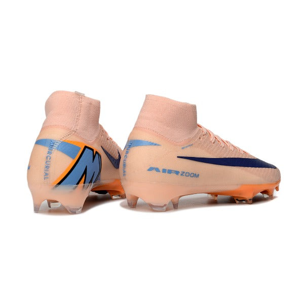 Nike Air Zoom Mercurial Superfly 10 Elite Orange and Blue FG