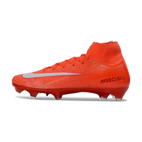 Nike Air Zoom Mercurial Superfly 10 Elite Orange and White FG