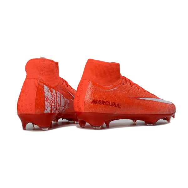 Nike Air Zoom Mercurial Superfly 10 Elite Orange and White FG