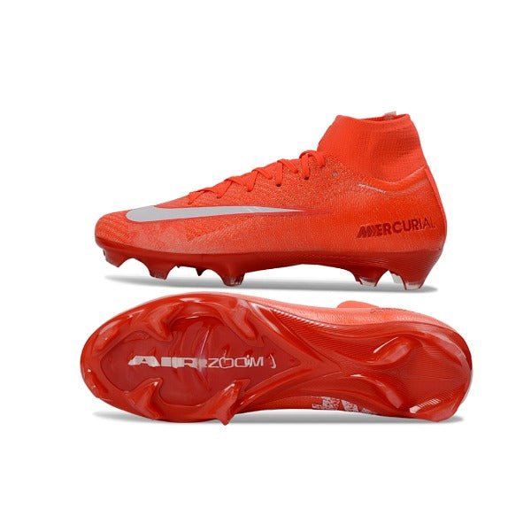 Nike Air Zoom Mercurial Superfly 10 Elite Orange and White FG