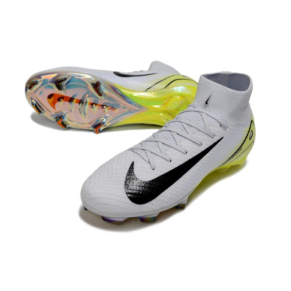 Nike Air Zoom Mercurial Superfly 10 Elite White and Light Green FG
