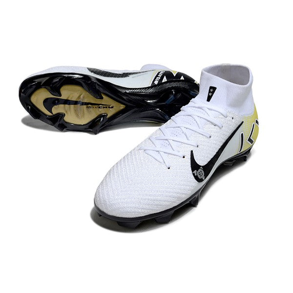 Nike Air Zoom Mercurial Superfly 10 Elite White and Yellow FG