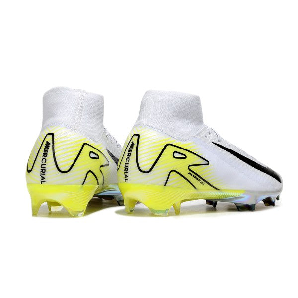 Nike Air Zoom Mercurial Superfly 10 Elite White and Light Green FG