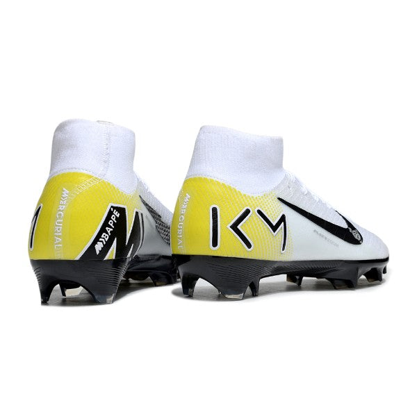 Nike Air Zoom Mercurial Superfly 10 Elite White and Yellow FG