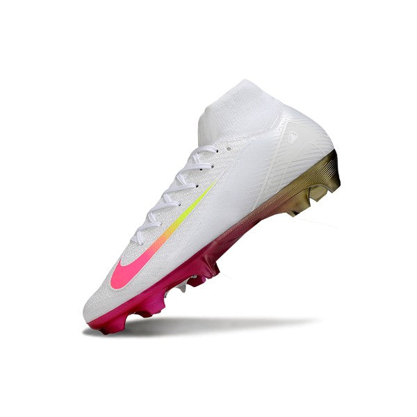 Nike Air Zoom Mercurial Superfly 10 Elite White and Pink FG