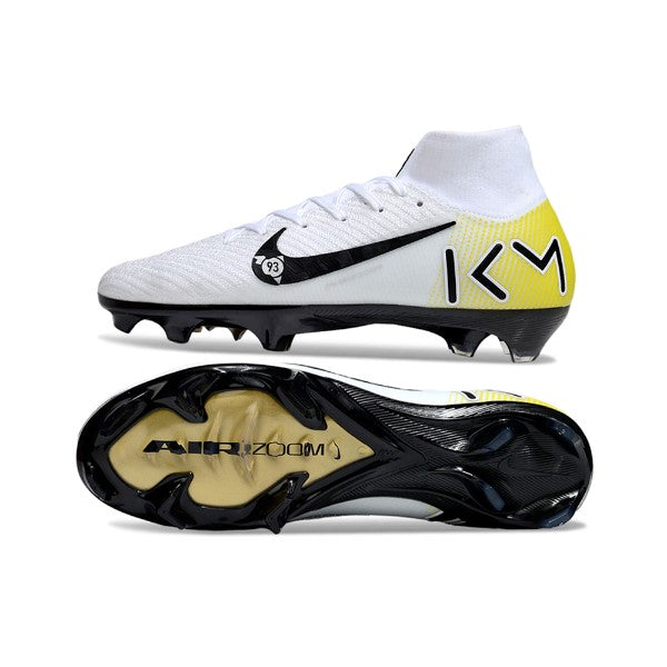 Nike Air Zoom Mercurial Superfly 10 Elite White and Yellow FG