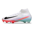 Nike Air Zoom Mercurial Superfly 10 Elite White Pink and Light Blue FG