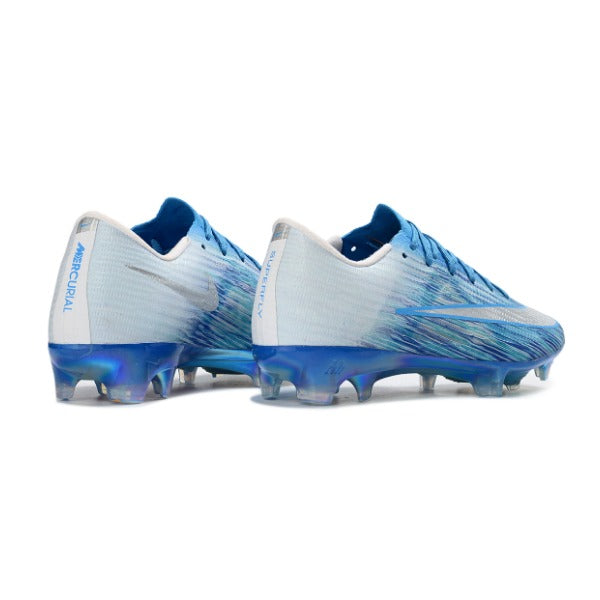 Nike Air Zoom Mercurial Superfly 11 Elite Blue and White Firm Ground FG Kids Football Boot