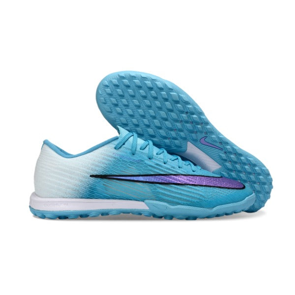 Nike Air Zoom Mercurial Superfly 11 Elite Blue and White Turf TF Kids Football Boot