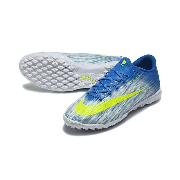Nike Air Zoom Mercurial Superfly 11 Elite Blue and White Turf TF Kids Football Boot