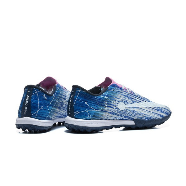 Nike Air Zoom Mercurial Superfly 11 Elite Blue and White Turf TF Kids Football Boot