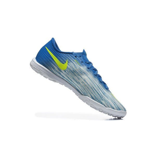 Nike Air Zoom Mercurial Superfly 11 Elite Blue and White Turf TF Kids Football Boot