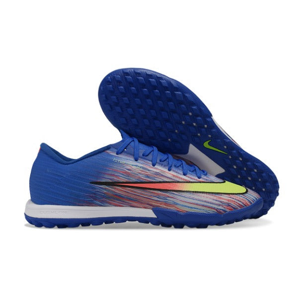 Nike Air Zoom Mercurial Superfly 11 Elite Blue, Orange and White Turf TF Kids Football Boot