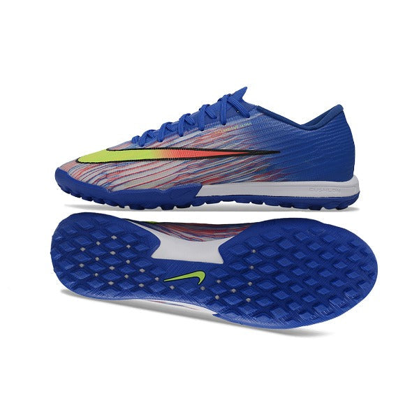 Nike Air Zoom Mercurial Superfly 11 Elite Blue, Orange and White Turf TF Kids Football Boot
