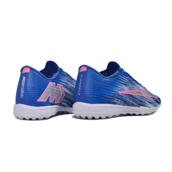 Nike Air Zoom Mercurial Superfly 11 Elite Dark Blue and White Turf TF Kids Football Boot