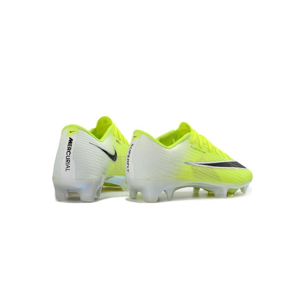 Nike Air Zoom Mercurial Superfly 11 Elite Fluorescent Green and White Firm Ground FG Kids Football Boot