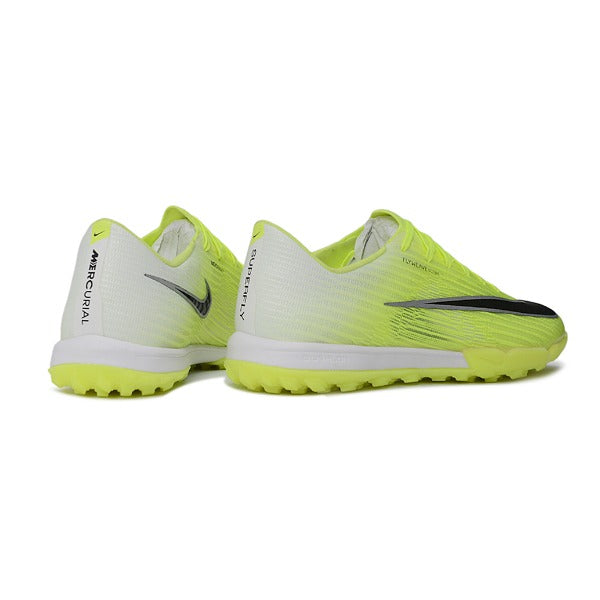 Nike Air Zoom Mercurial Superfly 11 Elite Fluorescent Green and White Turf TF Football Boot