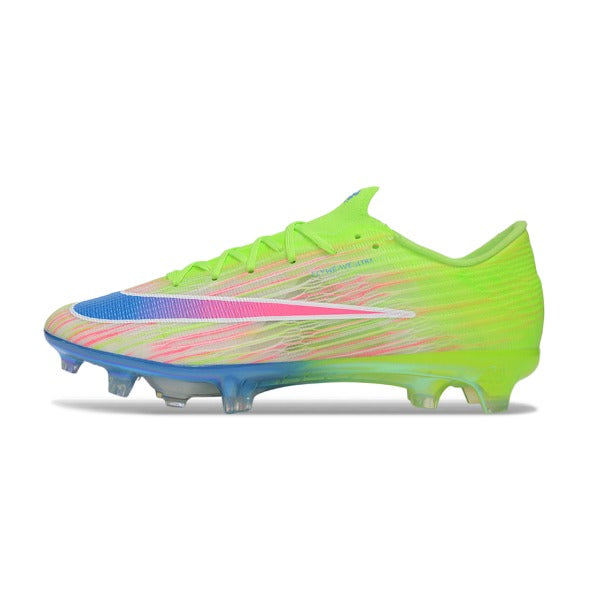 Nike Air Zoom Mercurial Superfly 11 Elite Fluorescent Green, Blue and Pink Firm Ground FG Kids Football Boot
