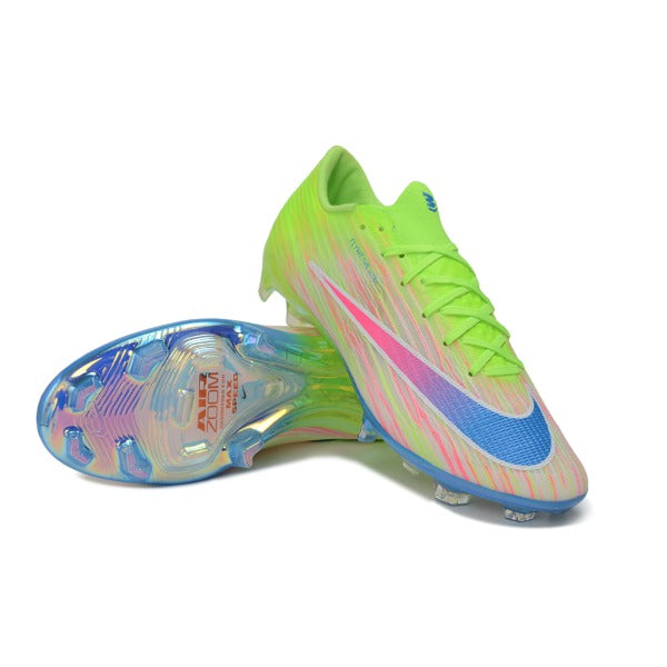 Nike Air Zoom Mercurial Superfly 11 Elite Fluorescent Green, Blue and Pink Firm Ground FG Kids Football Boot