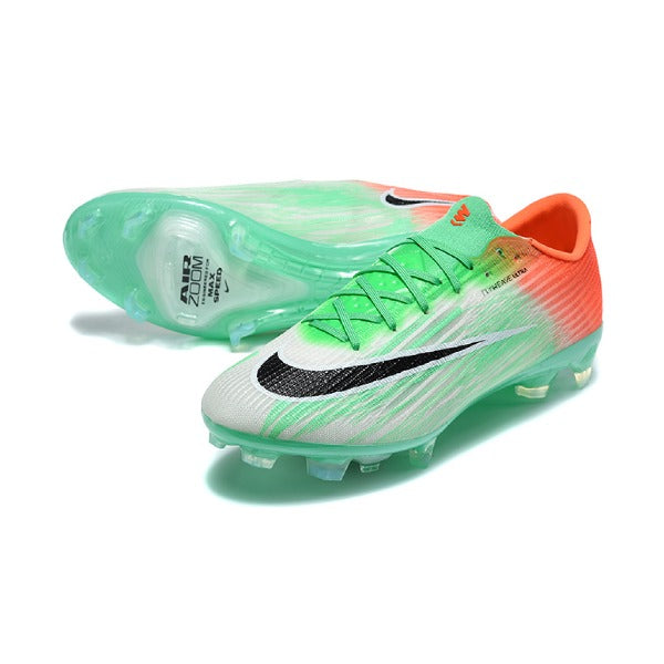 Nike Air Zoom Mercurial Superfly 11 Elite Green and Orange Firm Ground FG Kids Football Boot
