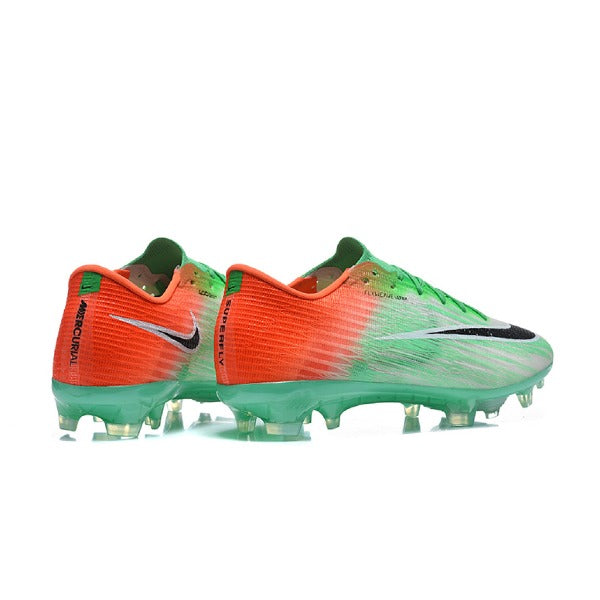 Nike Air Zoom Mercurial Superfly 11 Elite Green and Orange Firm Ground FG Kids Football Boot