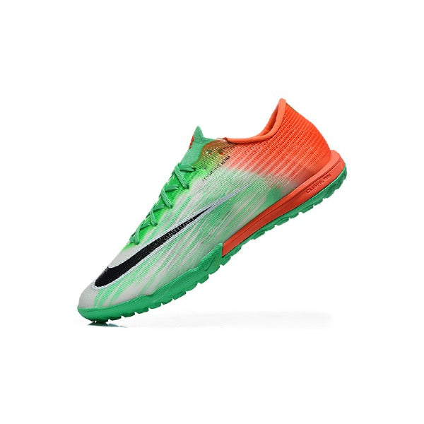 Nike Air Zoom Mercurial Superfly 11 Elite Green and Orange Turf TF Kids Football Boot