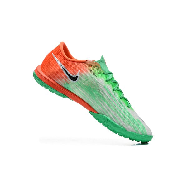 Nike Air Zoom Mercurial Superfly 11 Elite Green and Orange Turf TF Kids Football Boot
