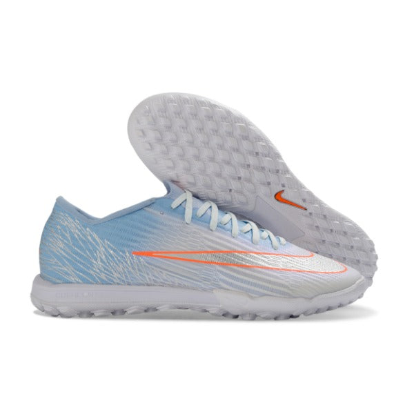 Nike Air Zoom Mercurial Superfly 11 Elite Light Blue and White Turf TF Kids Football Boot