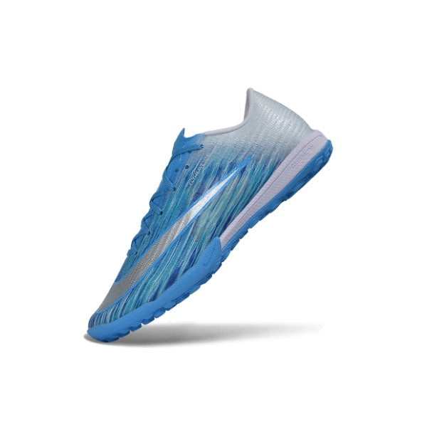 Nike Air Zoom Mercurial Superfly 11 Elite Light Blue and White Turf TF Kids Football Boot