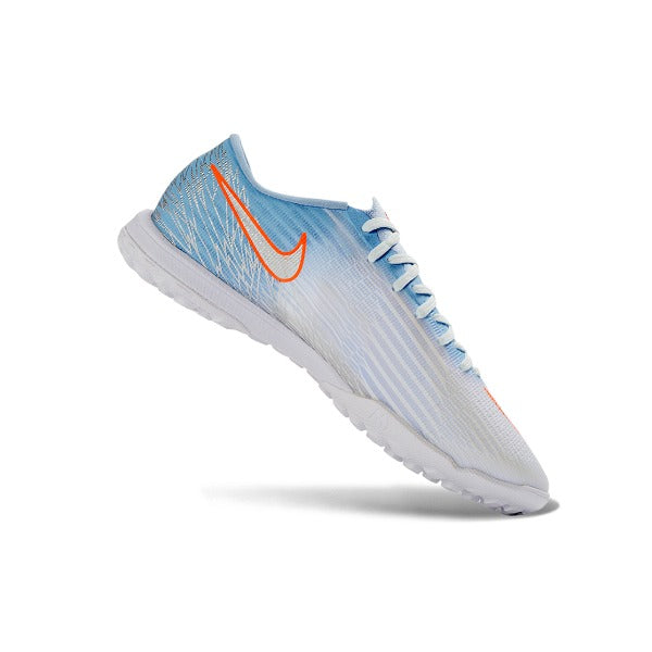 Nike Air Zoom Mercurial Superfly 11 Elite Light Blue and White Turf TF Kids Football Boot