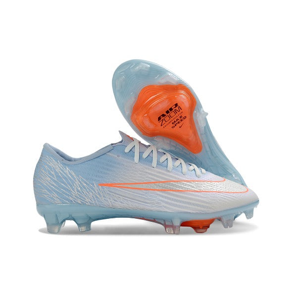 Nike Air Zoom Mercurial Superfly 11 Elite Light Blue, White and Orange Firm Ground FG Kids Football Boot