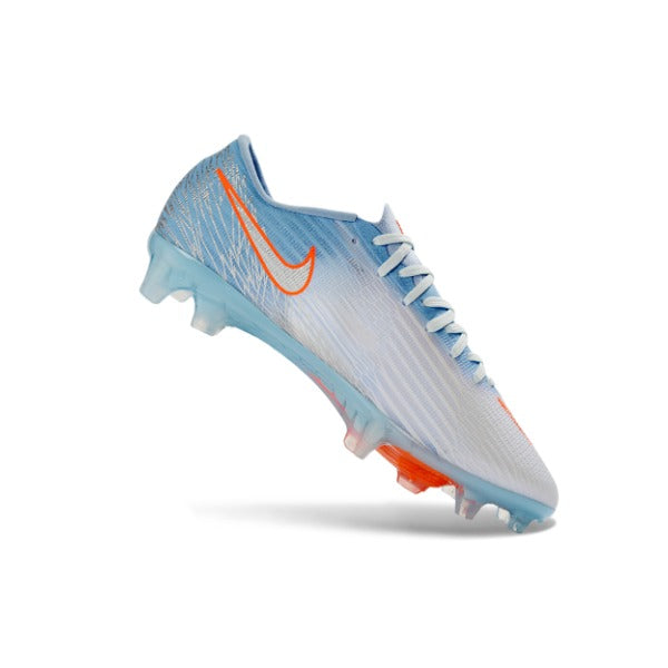 Nike Air Zoom Mercurial Superfly 11 Elite Light Blue, White and Orange Firm Ground FG Kids Football Boot
