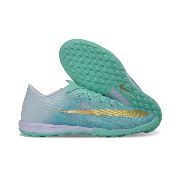 Nike Air Zoom Mercurial Superfly 11 Elite Light Green and White Turf TF Kids Football Boot