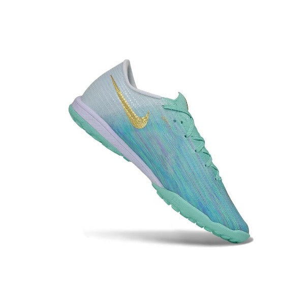 Nike Air Zoom Mercurial Superfly 11 Elite Light Green and White Turf TF Kids Football Boot