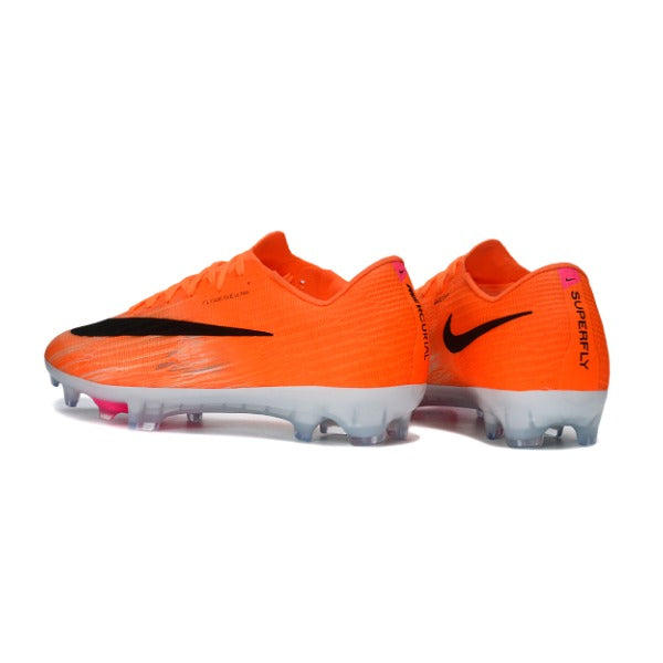Nike Air Zoom Mercurial Superfly 11 Elite Orange and Black Firm Ground FG Kids Football Boot