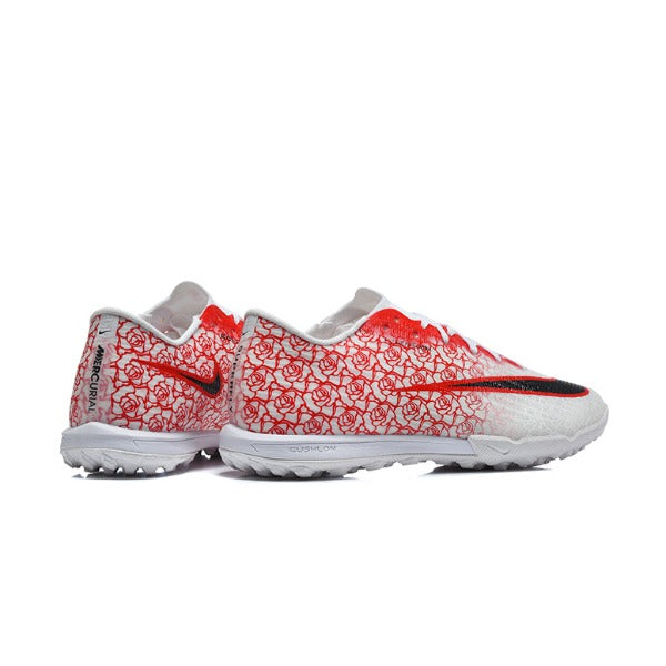 Nike Air Zoom Mercurial Superfly 11 Elite Red and White Turf TF Kids Football Boot