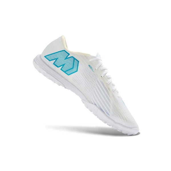 Nike Air Zoom Mercurial Superfly 11 Elite White and Light Blue Turf TF Kids Football Boot