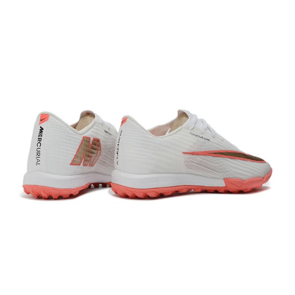 Nike Air Zoom Mercurial Superfly 11 Elite White and Orange Turf TF Football Boot