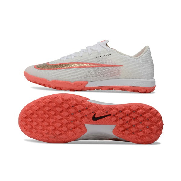Nike Air Zoom Mercurial Superfly 11 Elite White and Orange Turf TF Football Boot