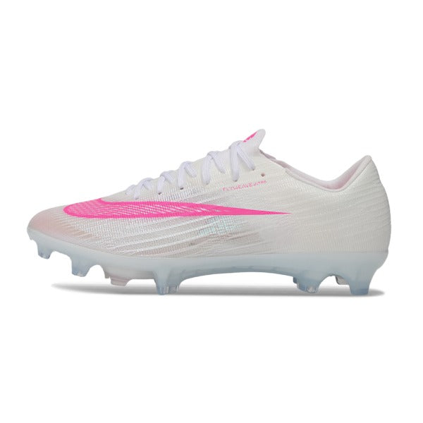 Nike Air Zoom Mercurial Superfly 11 Elite White and Pink Firm Ground FG Kids Football Boot
