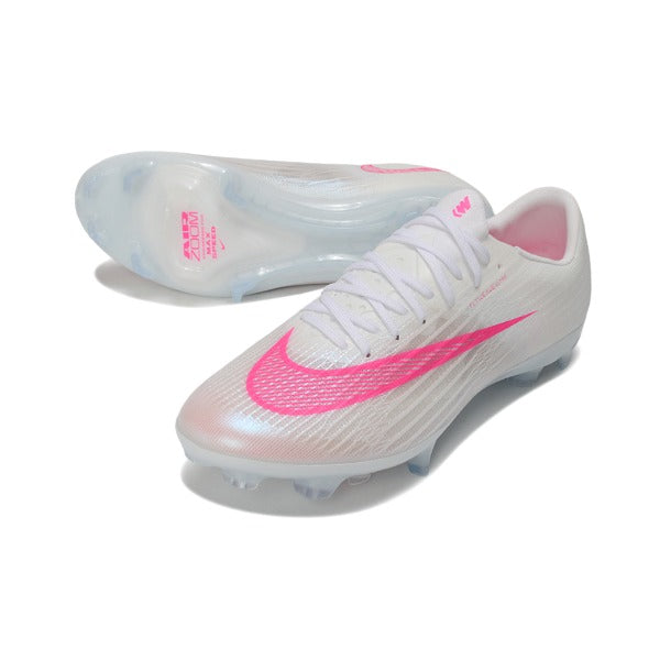 Nike Air Zoom Mercurial Superfly 11 Elite White and Pink Firm Ground FG Kids Football Boot