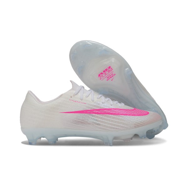 Nike Air Zoom Mercurial Superfly 11 Elite White and Pink Firm Ground FG Kids Football Boot