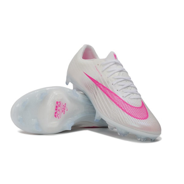 Nike Air Zoom Mercurial Superfly 11 Elite White and Pink Firm Ground FG Kids Football Boot