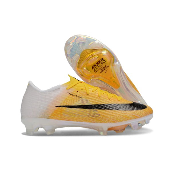 Nike Air Zoom Mercurial Superfly 11 Elite Yellow and White Firm Ground FG Kids Football Boot