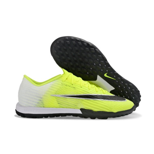 Nike Air Zoom Mercurial Superfly 11 Elite Yellow and White Turf TF Kids Football Boot
