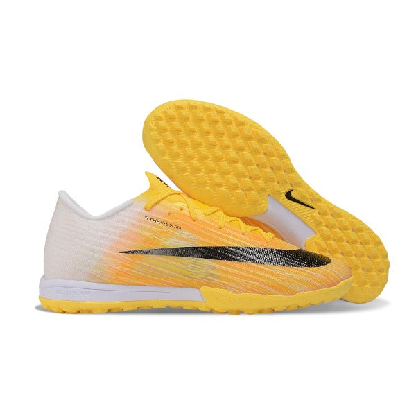 Nike Air Zoom Mercurial Superfly 11 Elite Yellow and White Turf TF Kids Football Boot